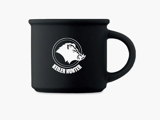 Mug Keiler Hunter Caccia Ceramica Nera 300ml logo 2