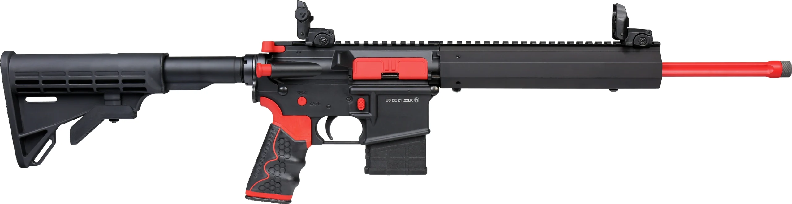 TIPPMANN ARMS – M4-22 REDLINE – CZERWONY – GS Bez Optyki 22LR Karabin Samopowtarzalny, 16″/41cm Lufa