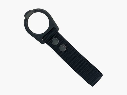 Tragering für Tonfas, Cordura / Hartplastik Schwarz - für Security Abdrängstock / Polizei Baton
