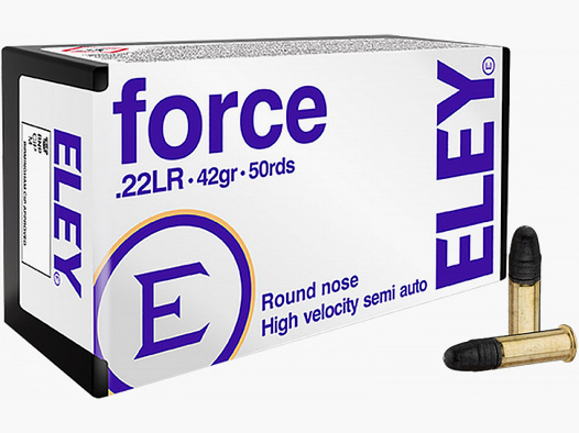 Eley Force .22 LR LRN 42 grs Kleinkaliberpatronen