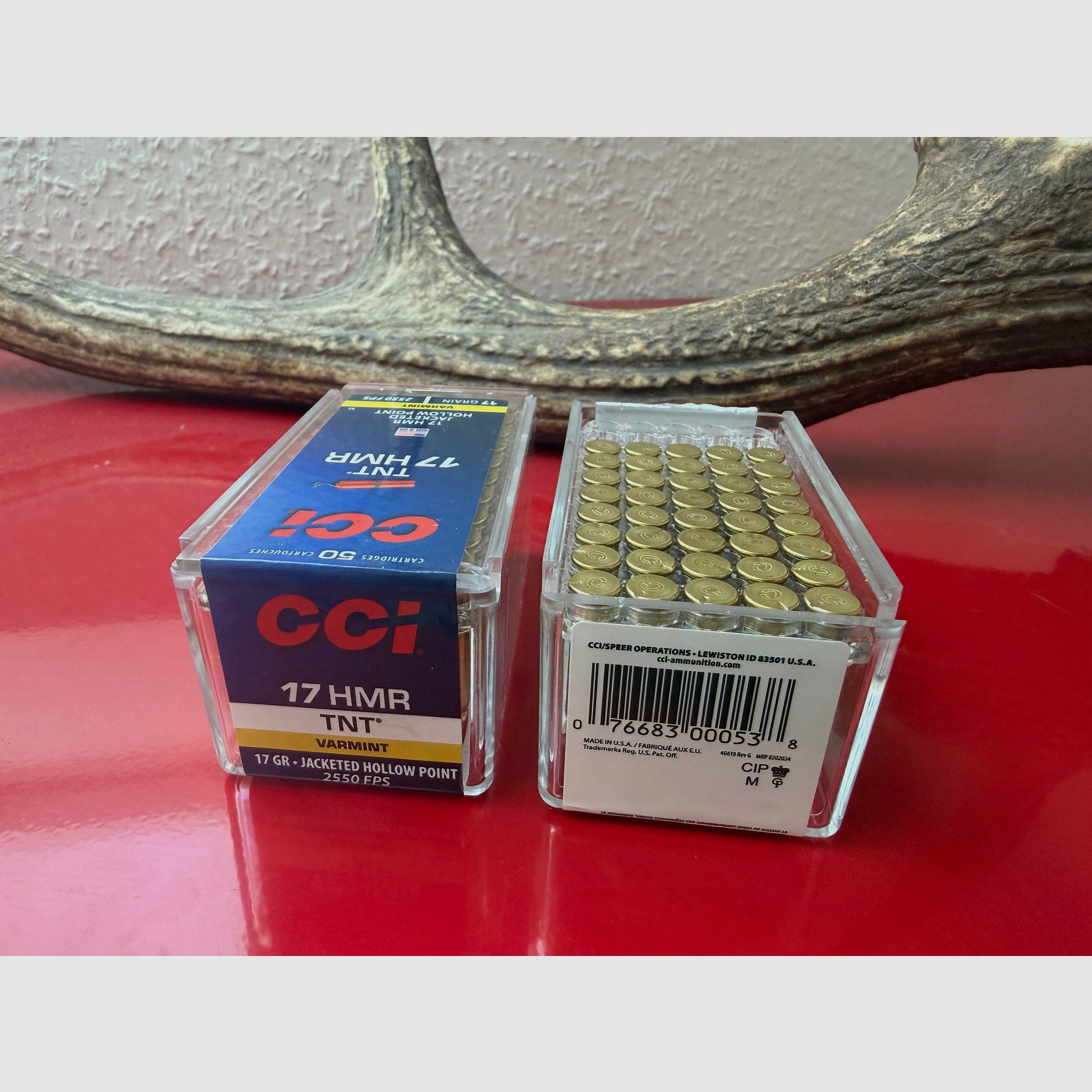 235 Schuss .17 HMR (Hornady & CCI) 17GR VMAX