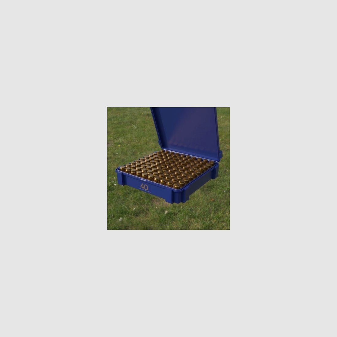 Filamelt ammunition box / .40 S&W / 'flip lid' / cartridge box, ammo box