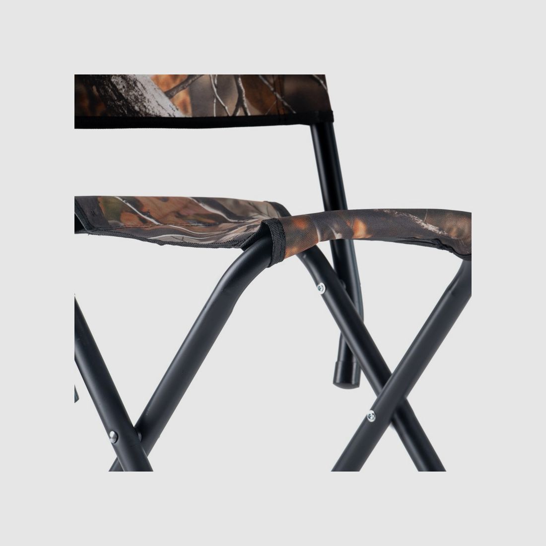 ALUMINIUMHOCKER MIT RÜCKENLEHNE, Bild 3 von 4