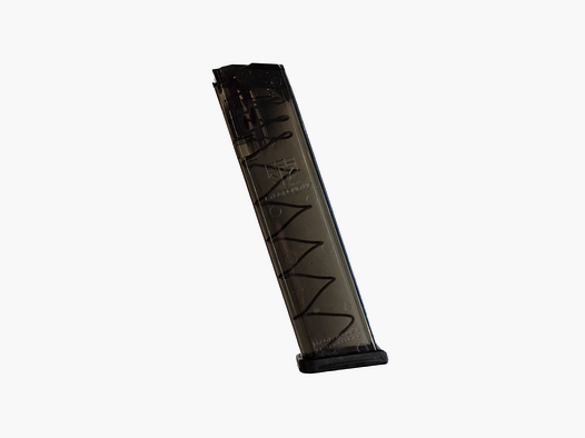 Magazynek Glock 22 / 23 / 35 Polimer 19 Naboi, Carbon Smoke - ETS