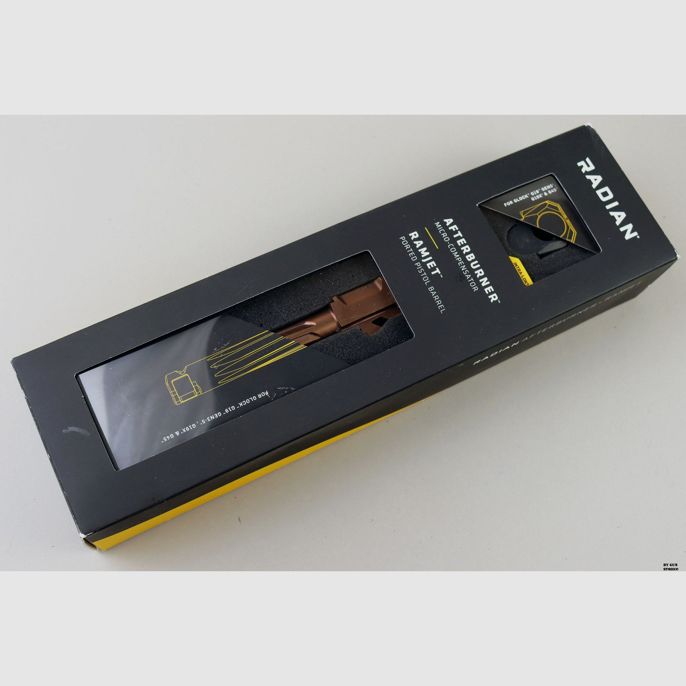 Canna RAMJET BBL W/AFTERBURNER COMP GLOCK 19 G5/19X/45 Bronze/Blk 9×19 Para, immagine 3 di 5