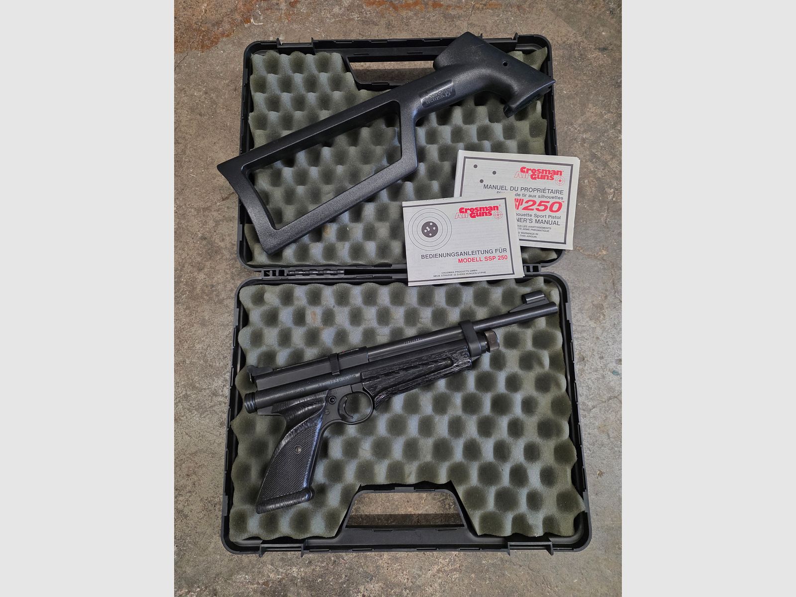 Pistola de CO2 Crosman Silhouette SSP 250 en calibre 4,5 mm Diabolo