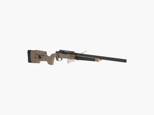 Fucile da cecchino a bolt action MLC-338 Deluxe Edition 165m/s libero da 18 anni -F- | Maple Leaf Dark Earth