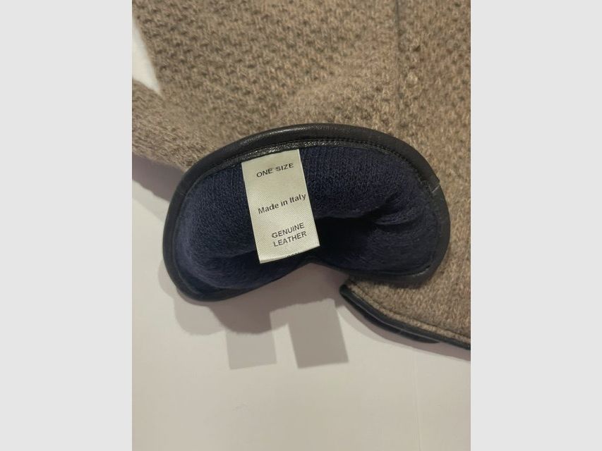 ROSI COLLECTION Cashmere Handschoenen in Beige ONE SIZE, afbeelding 3 van 3