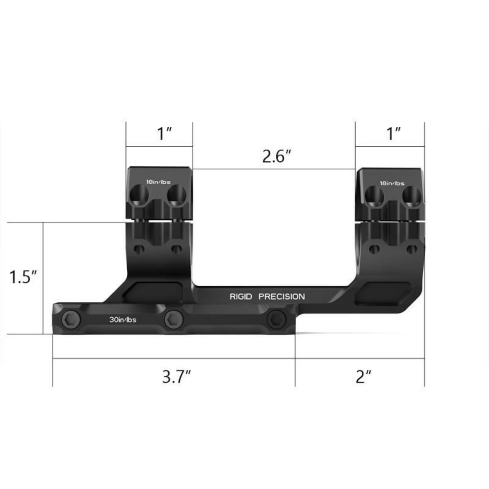 Montage Rigid Precision Arken Durchmesser 34mm 20moa ARP-34, Bild 4 von 7