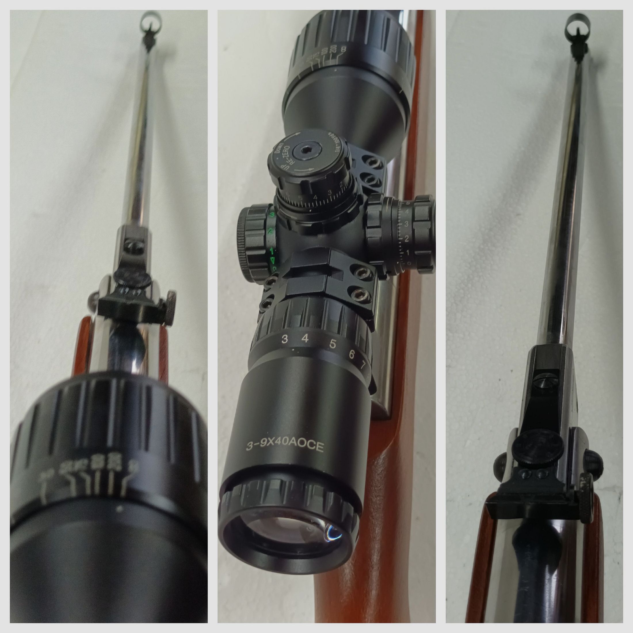 Weihrauch HW50 incl. scope 3-9x40 AOCE - PIEZA ÚNICA rifle de aire de alto brillo - TOP, imagen 4 de 5
