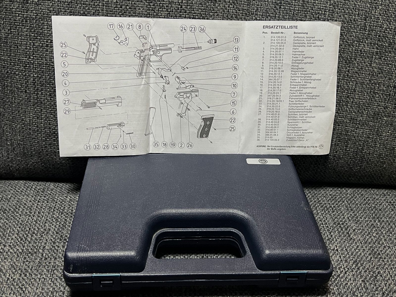 Geco Modell 225 Nickel Rarität Sammlerstück Seltenheit Neu OVP
