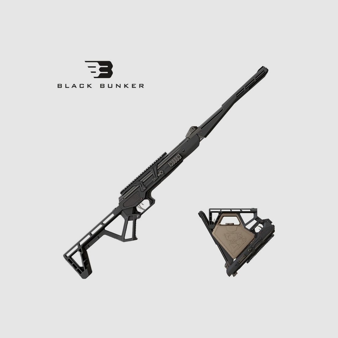 Black Bunker BM8 Black Thread