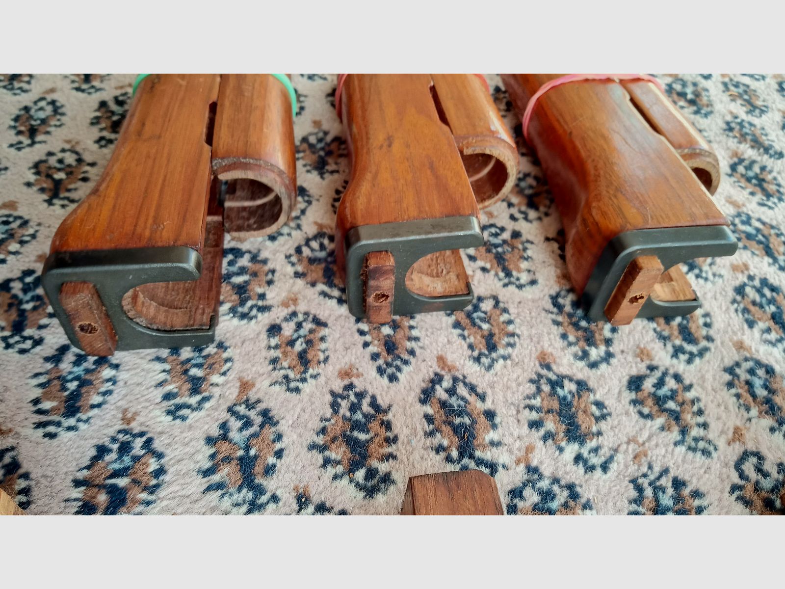Chinesische Type-56 Schaft-Set aus "Chu-Wood" / Festschaft + Handschutz / Sino AK47  // Norinco SDM Polytech NEDI / Typ 56 