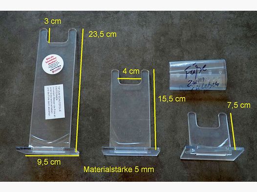 Acrylic stand for weapons, bladed weapons, etc.
