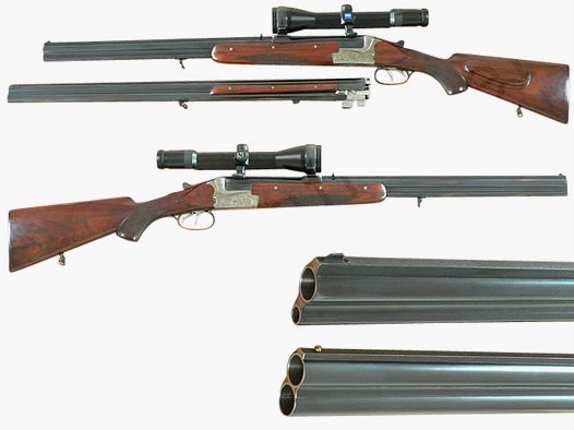 Dwulufowa strzelba Merkel Mod. 211e z WL, kal. .30-06, 16/70