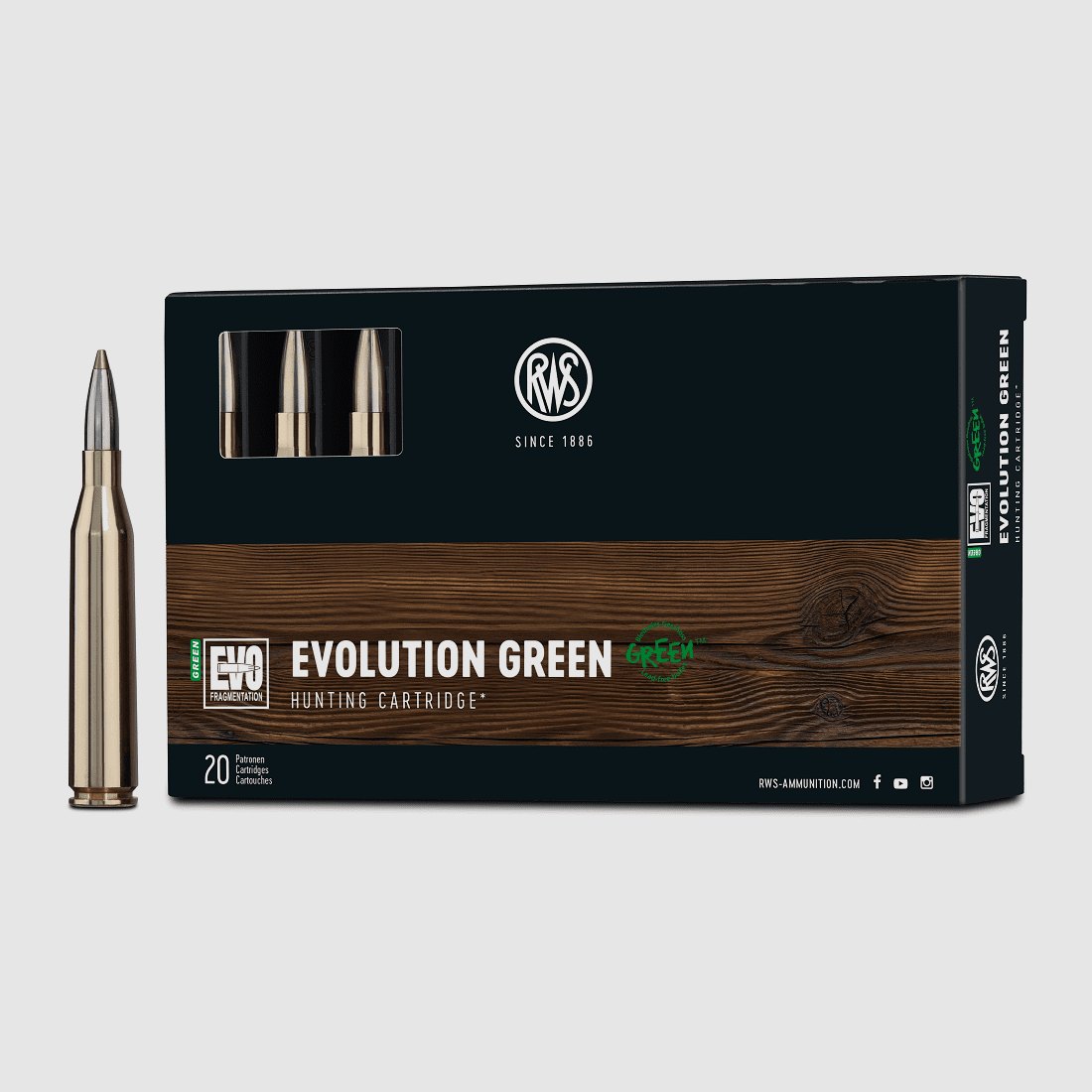 RWS 6,5x68 Evolution Green 93 gr.- 20 Stk