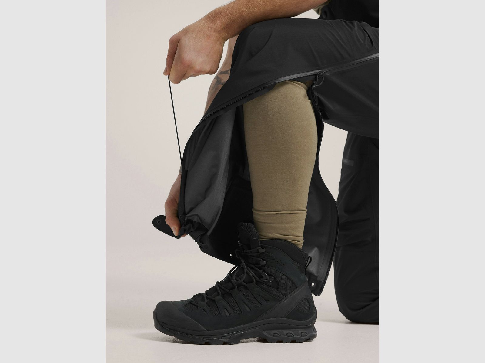 Arc'teryx Alpha Bib Pant LEAF Men's - Black, image 7 of 12