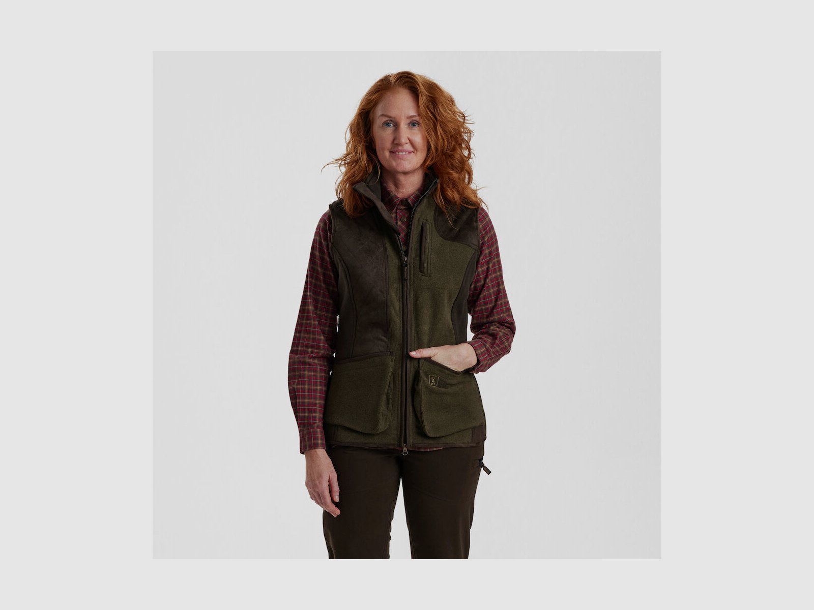 DEERHUNTER Lady Pam Shooting Weste Graphite Green