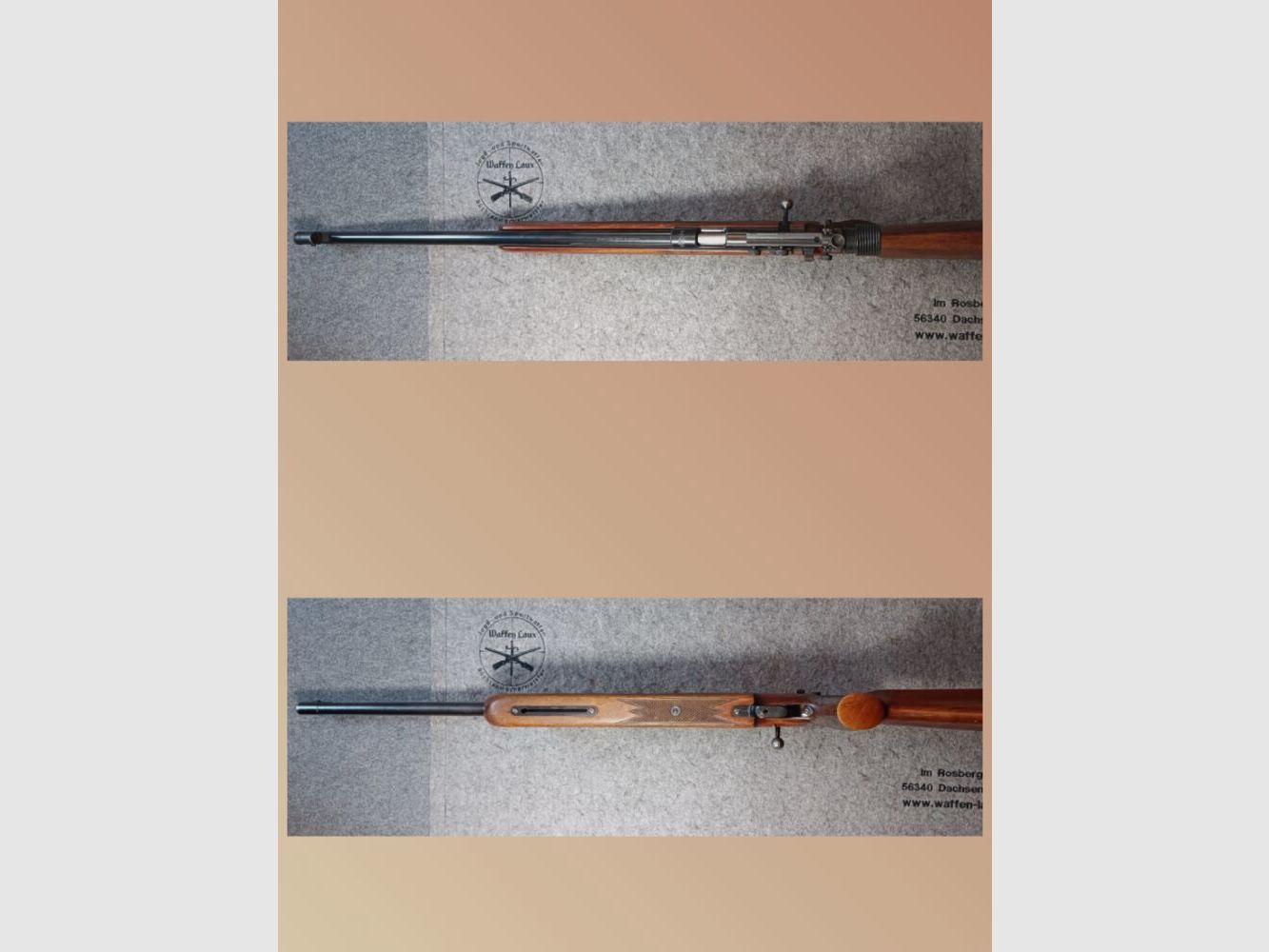 Anschütz Mod. 54 Match met diopter houten kolf