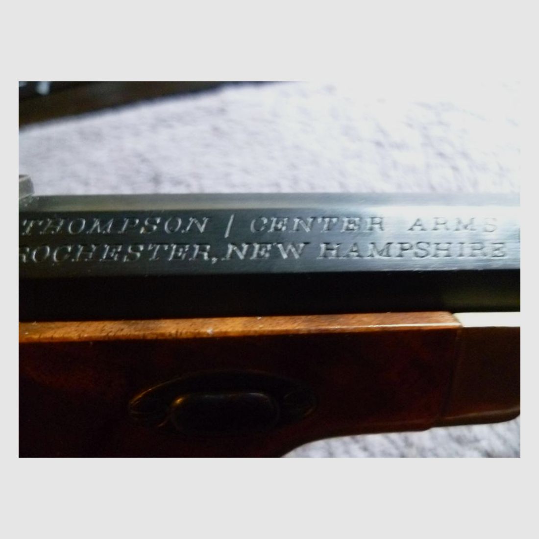THOMPSON Perkussionspistole CAL.45 / Center Arms  Rochester  New Hampshire  