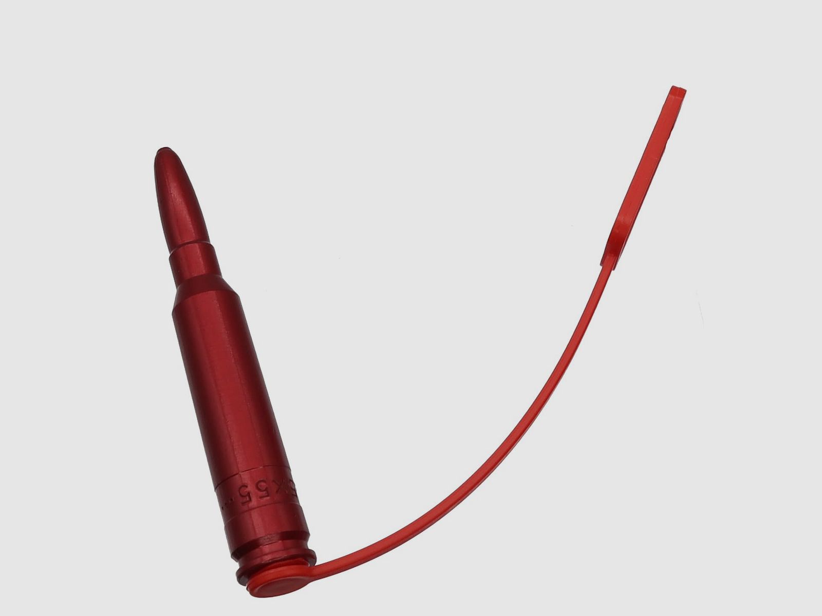 Alu Pufferpatrone mit Sicherheitsfahne - 6,5x55Schweden Mauser