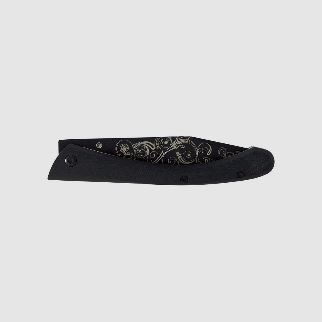 Nóż Lug C63 Volutes Czarny 8 cm, zdjęcie 4 z 4