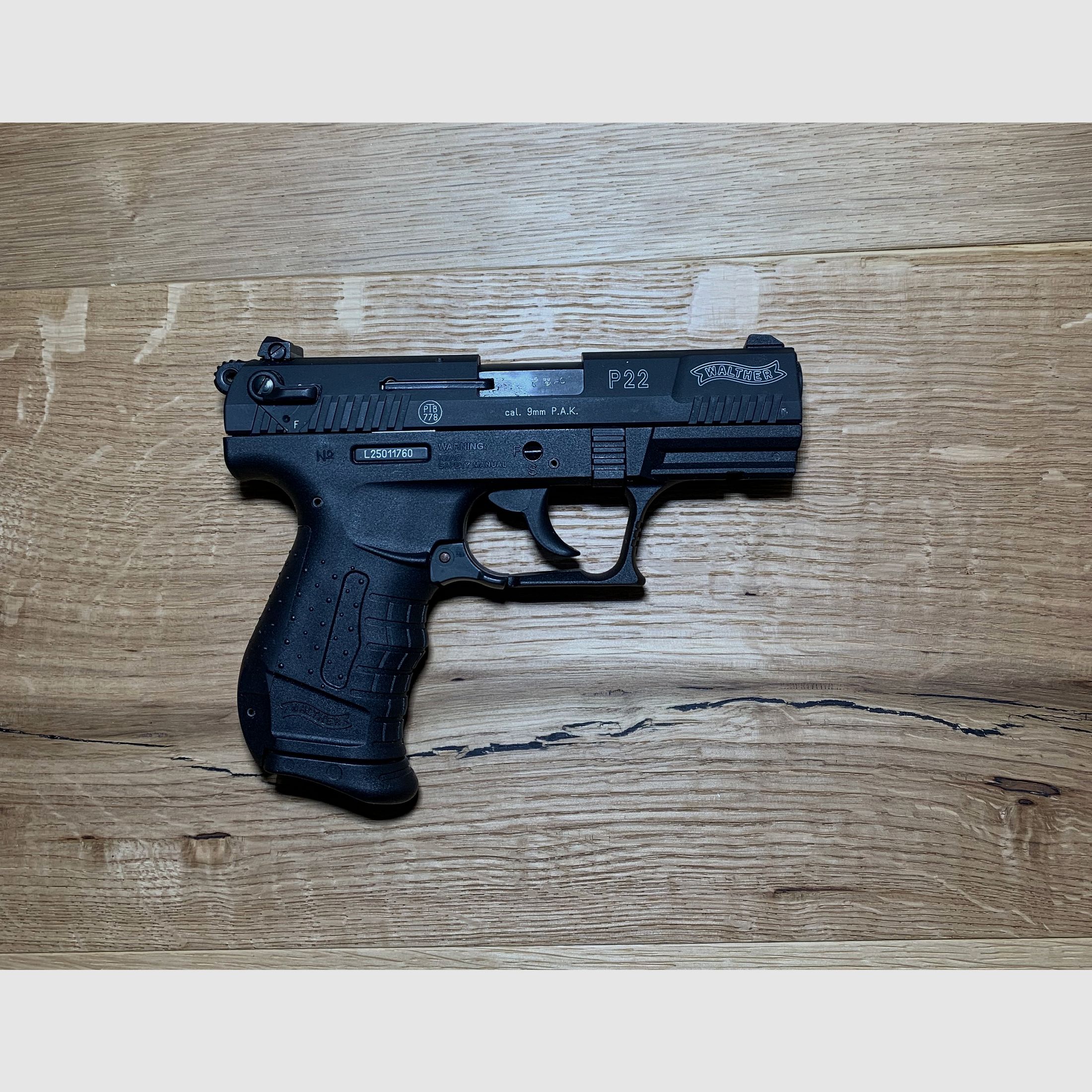 Walther P22 signal pistol 9mm P.A.K. by Umarex