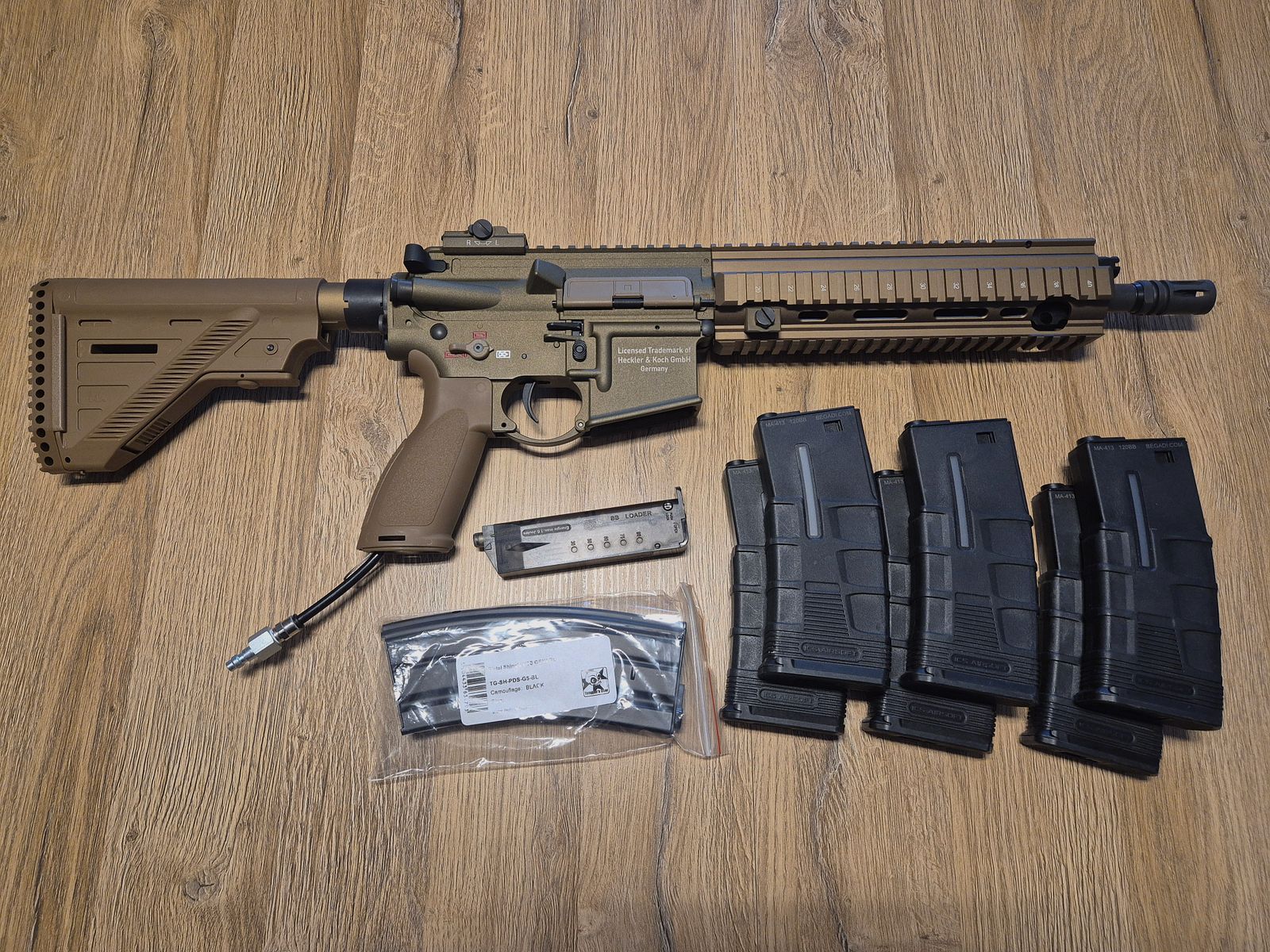 VFC Heckler & Koch HK416 A5 full metal S-AEG 6mm BB, immagine 2 di 6