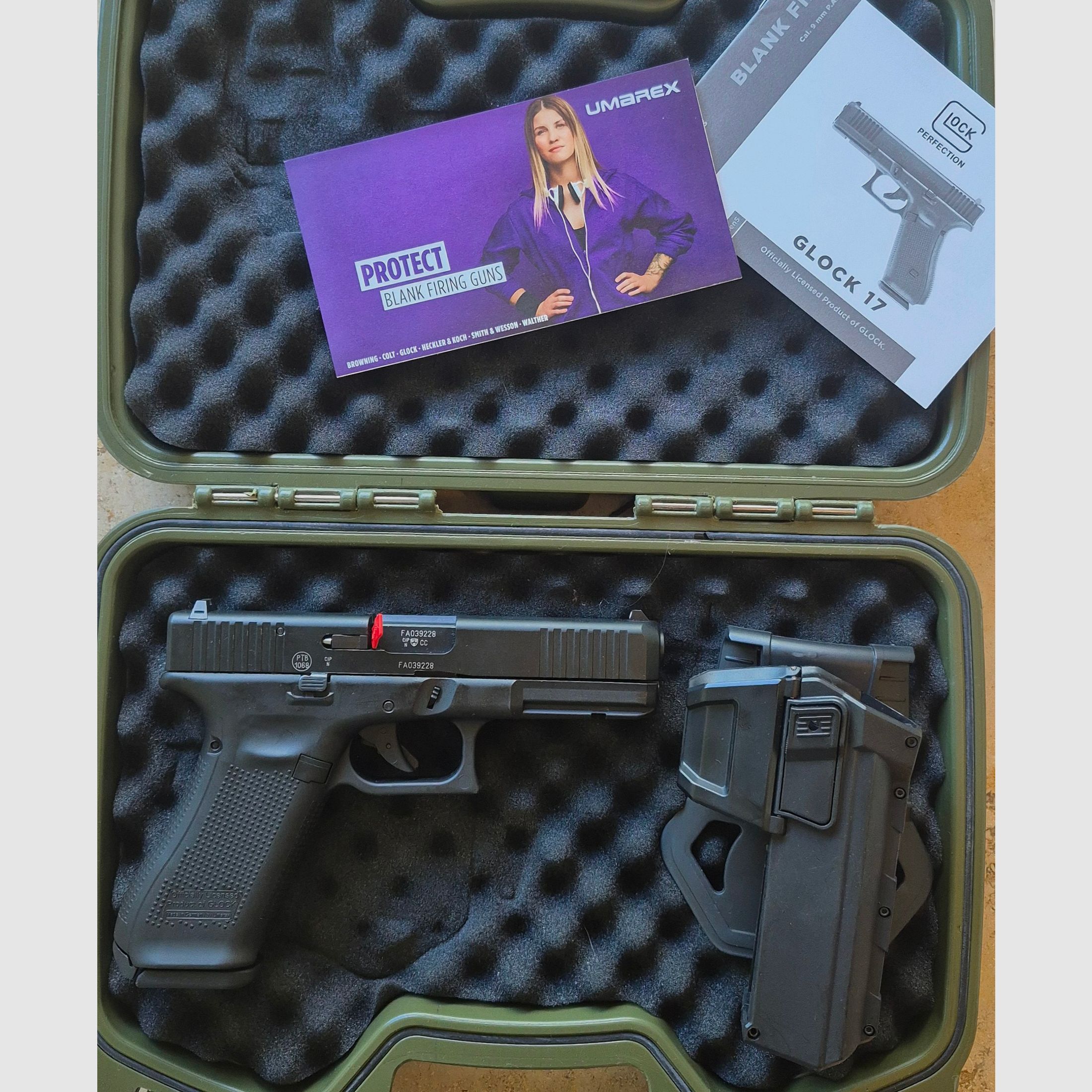 Glock17 Pistole Schreckschuss 9mm P.A.K 
