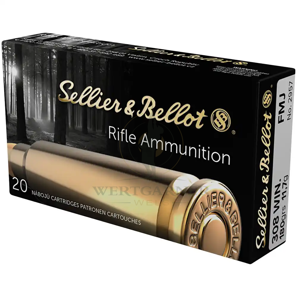 S&B .308 Win. FMJ 180gr 20 Stk./Pkg.