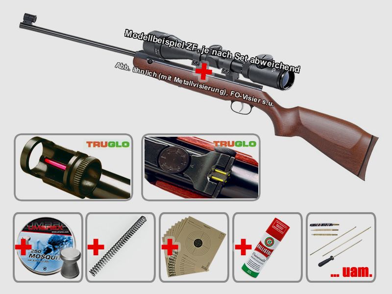 Luftgewehr WEIHRAUCH HW 30 MII FO, gr. SPAR-Set, ZF Walther 4-12x50 CI, Kal. 5,5 mm (P18)