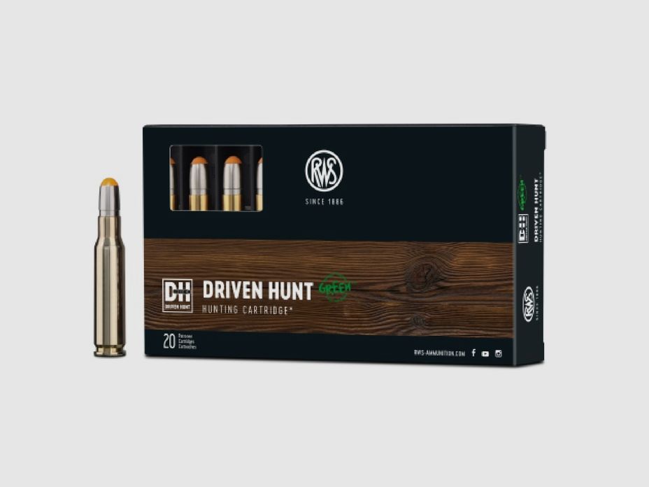 RWS .308 Driven Hunt Green 165grs Deformation 20 Schuss