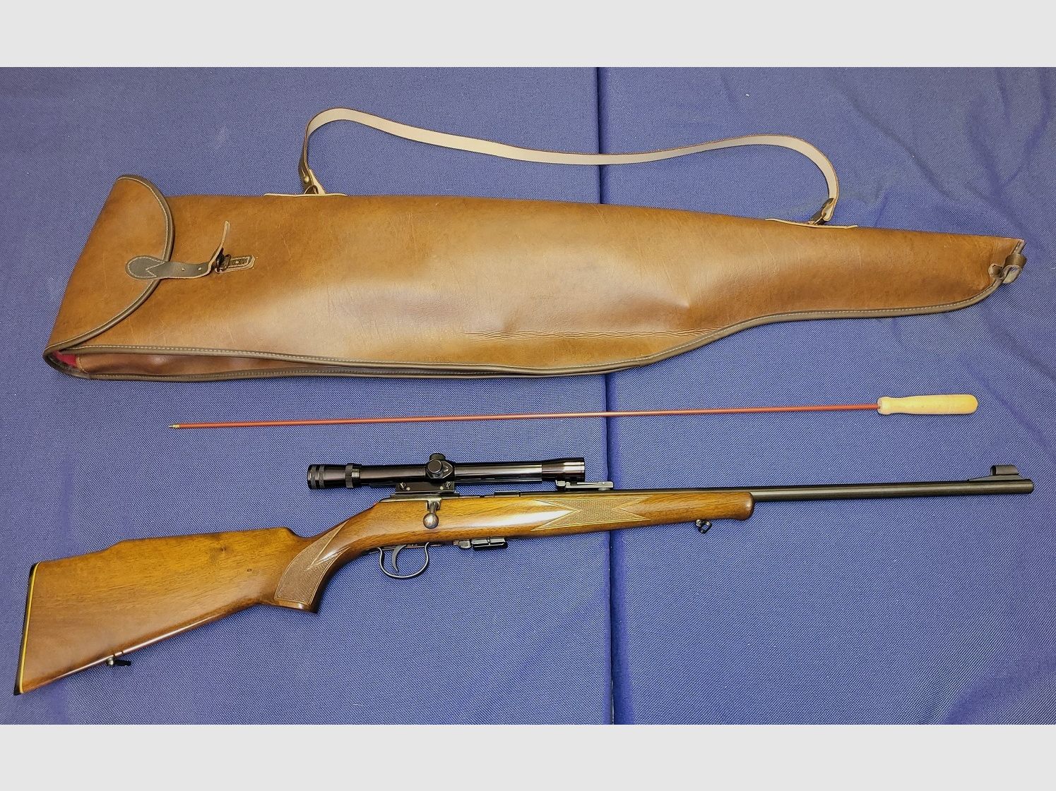 Fucile a ripetizione Repetierbüchse Anschütz 1400 Cal .22 lr calibro ridotto con cannocchiale