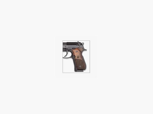 BERETTA GRIPSCHEIBEN AUS HOLZ MIT ZIGRINIERUNG FÜR SERIE 92/96/98