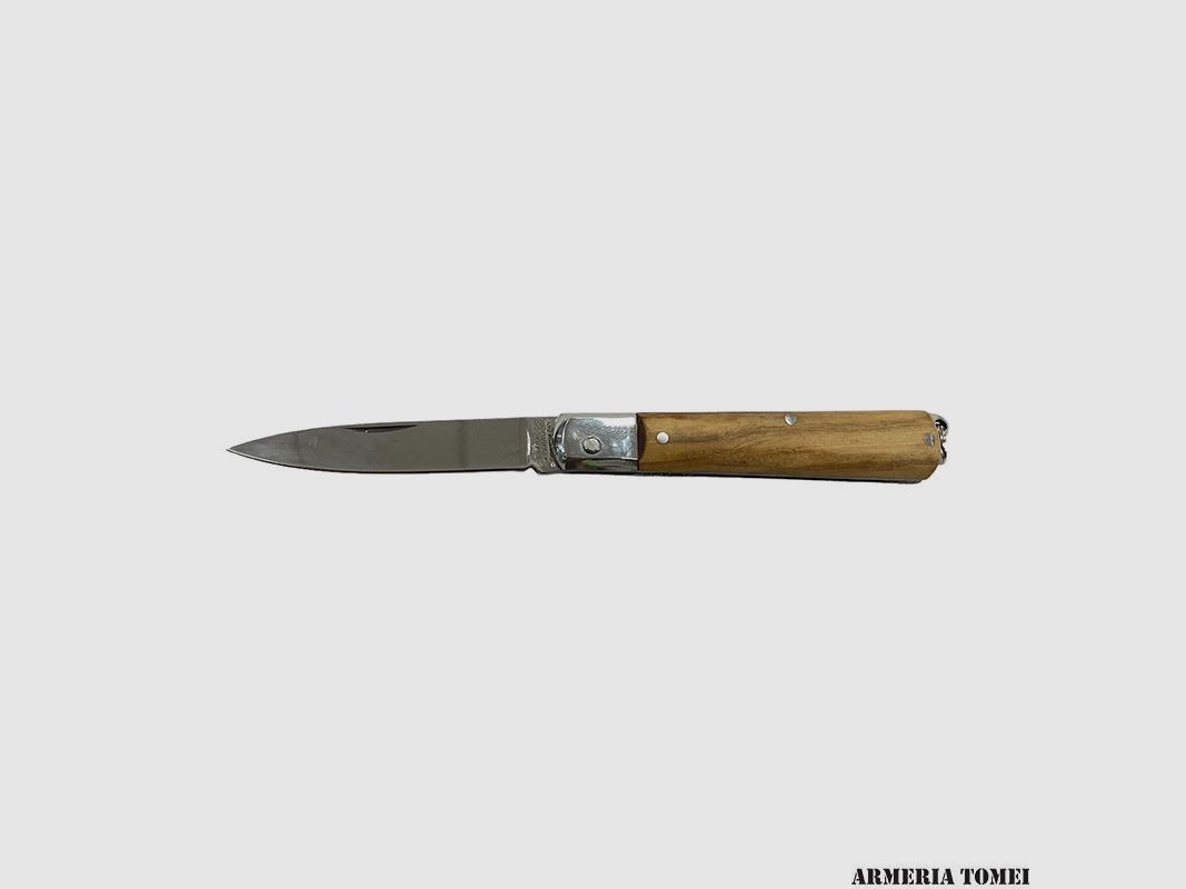 Messer – Das abgerundete Olivenholzgriff mit Edelstahlkopf 15cm, Bild 1 von 4
