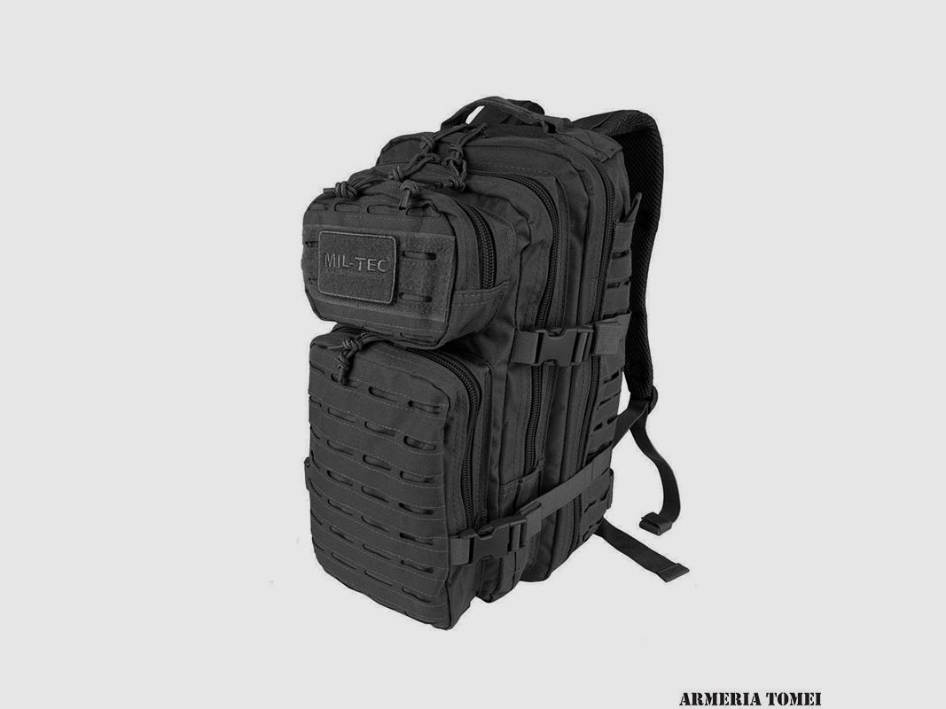 MIL-TEC – US ASSAULT PACK SM LASER CUT SCHWARZ 42 x 20 x 25 cm, Bild 1 von 3