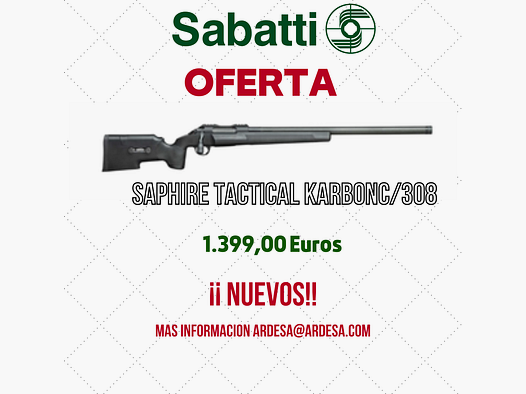 Saphire Tactical Carbon Kal. 308 Win