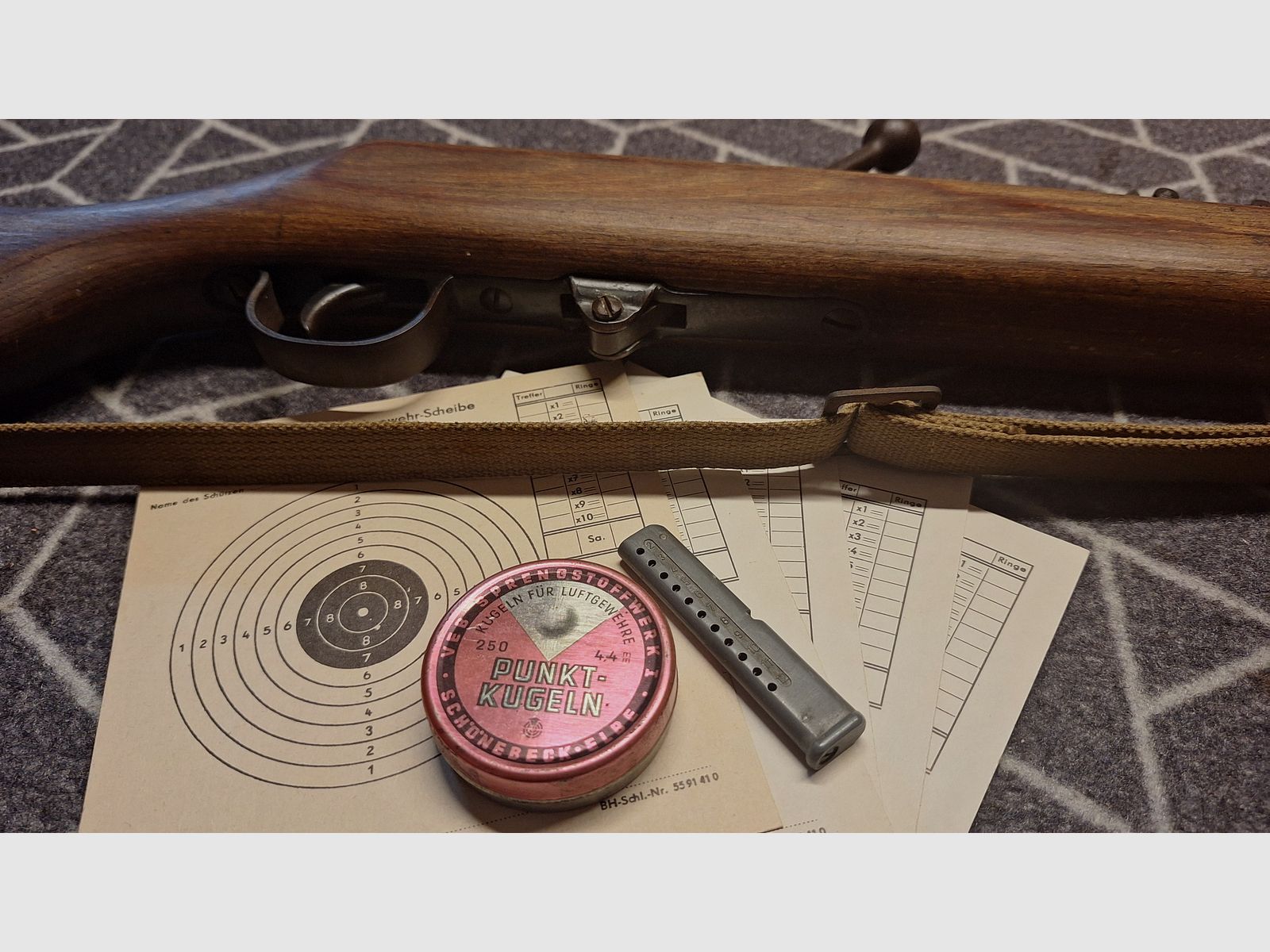 Haenel Suhl Sport Model 49a (not 310) with sling and 12-round magazine!
