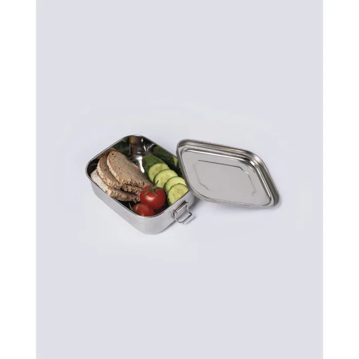 Lunchbox in acciaio inox 16x13x6,2cm, immagine 2 di 2