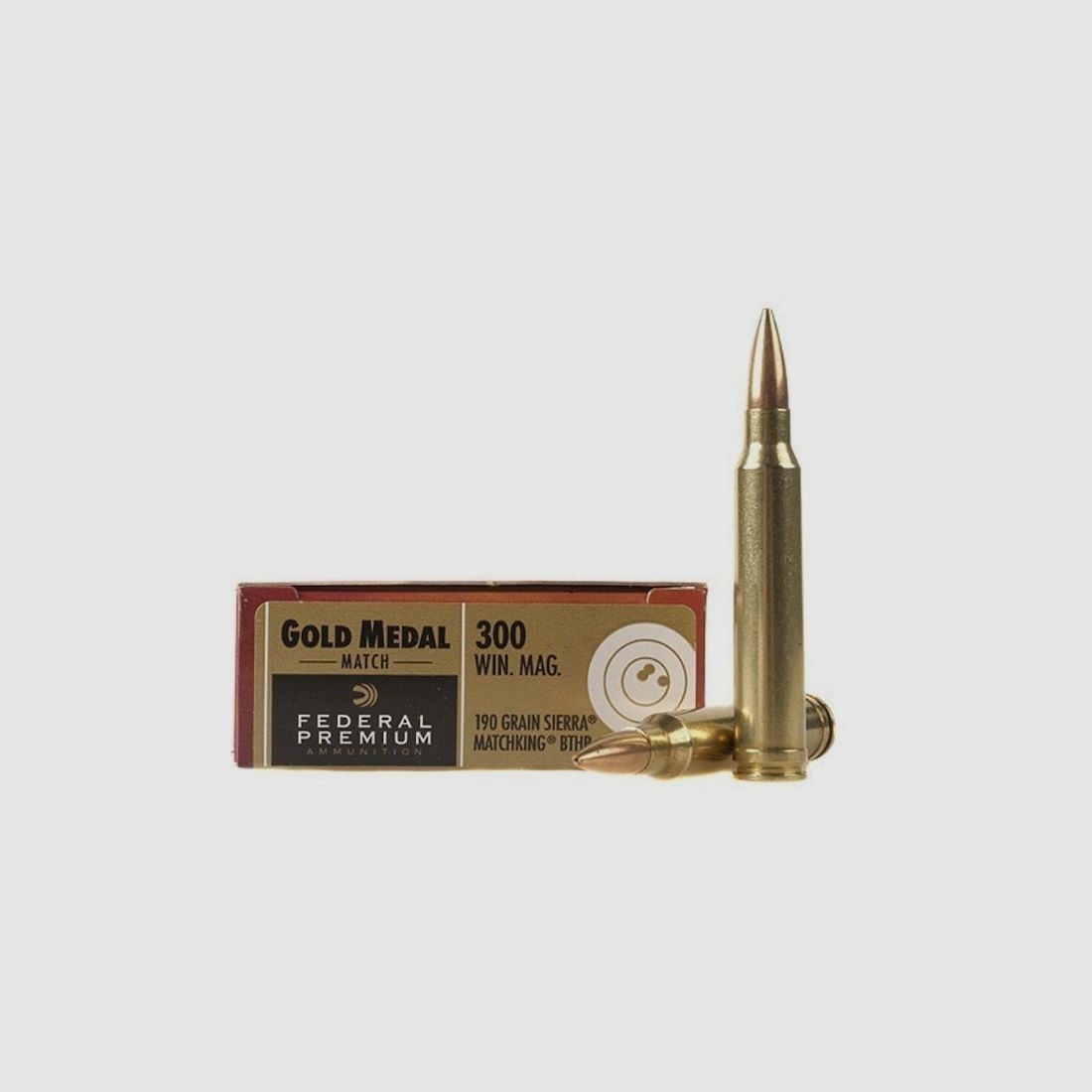 Federal Premium Gold Medal Sierra MatchKing .300 Win. Mag. 190GR BTHP 20 Patronen