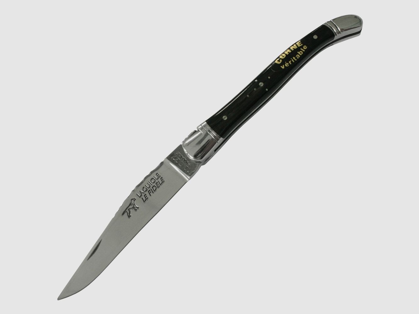 Taschenmesser Laguiole Büffelhorn Klinge 90 mm §42a konform legal