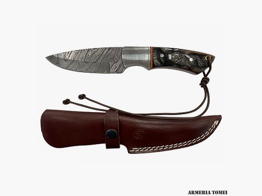 Messer – 39 Outdoor – Damaskus Horn 23,5 cm