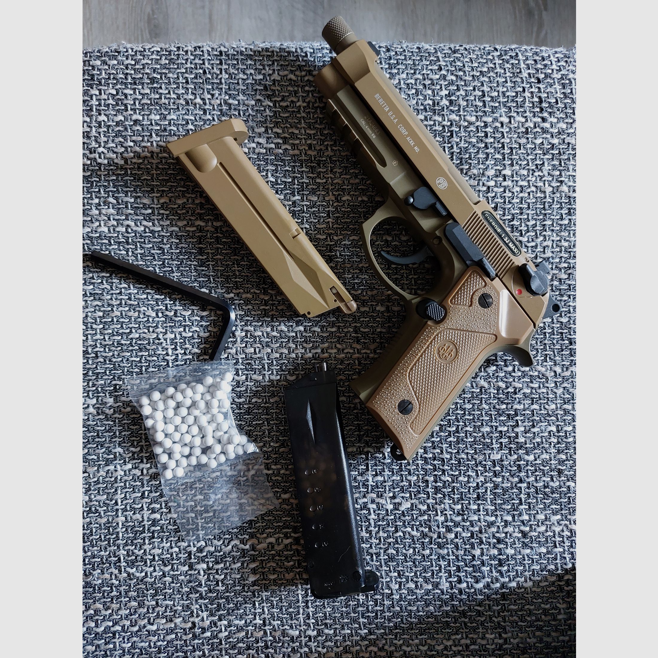 BERETTA M9 A3 Metall / Softair 6mm Blowback