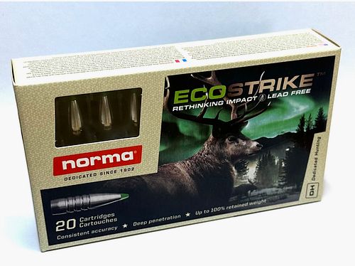Norma Ecostrike .308 Win. Ecostrike Tłumik 9,7g 150gr. Municja karabinowa