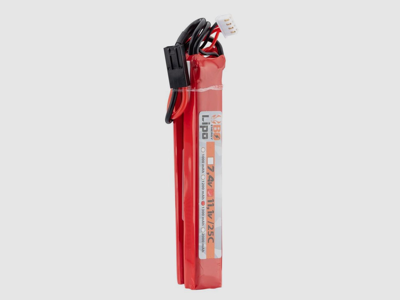 Lipo-Batterien 3S 11.1V 1300mAh 25C Bo Manufacture - 2 Sticks Mini Tamiya - Zuverlässige Leistung und Autonomie, Bild 3 von 3