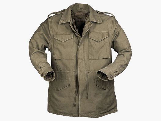 Mil-Tec US Feldjacke M51 prewash mit Futter oliv neuwertig