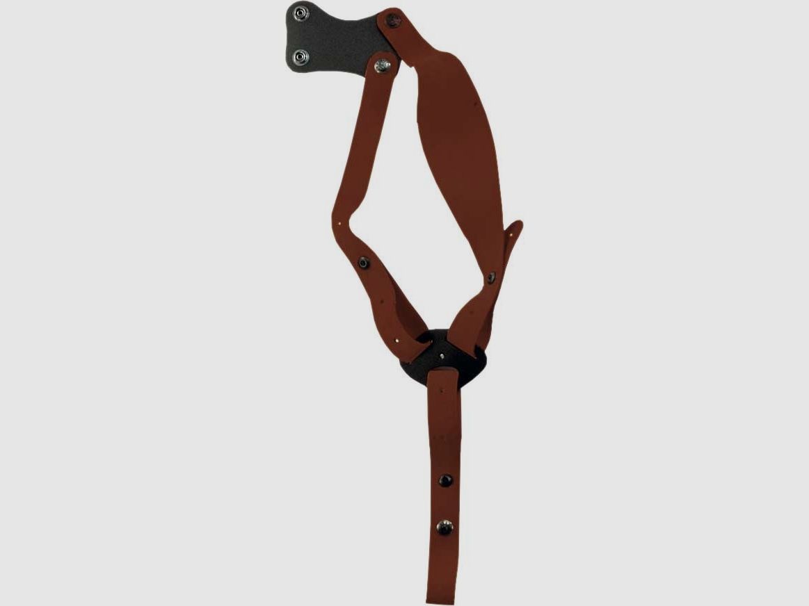 Schultergurt für Schulterholster Braun-Rechtshänder