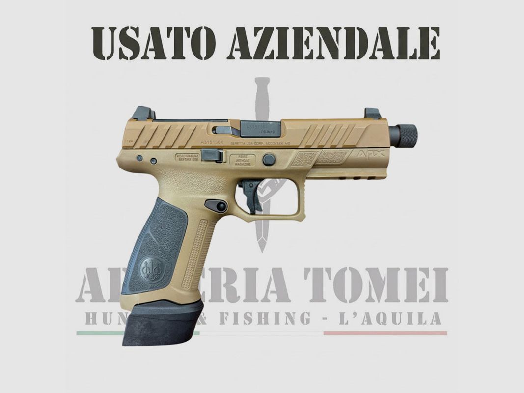 USATO – PISTOLA – BERETTA MOD. APX A1 TACTICAL FDE cal. 9×19, immagine 2 di 4