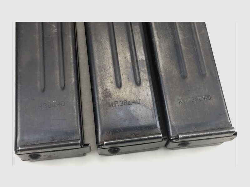 3 Magazinen MP38/40 aus Wk2 