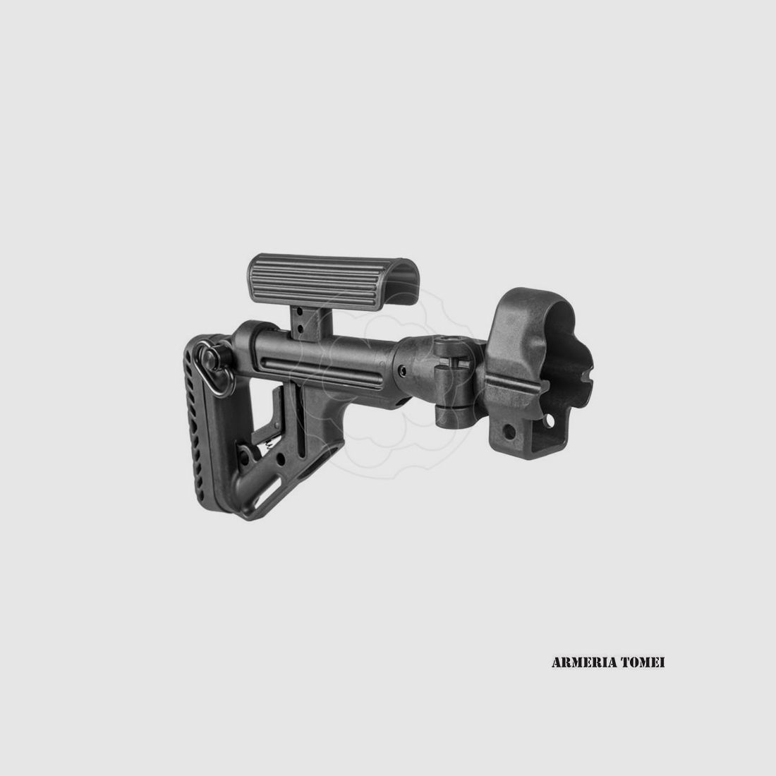 FAB DEFENSE – FOLDING STOCK BLACK WITH CHEEK REST FOR HK MP5 (UAS-MP5), image 1 of 3